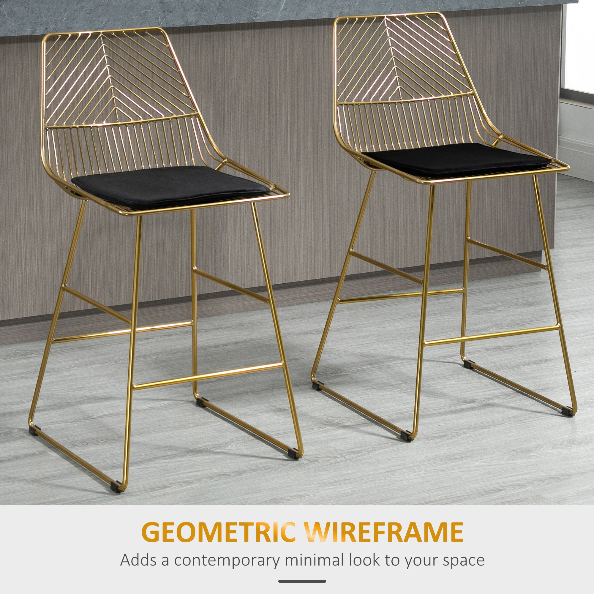 Set Of 2 Bar Stools