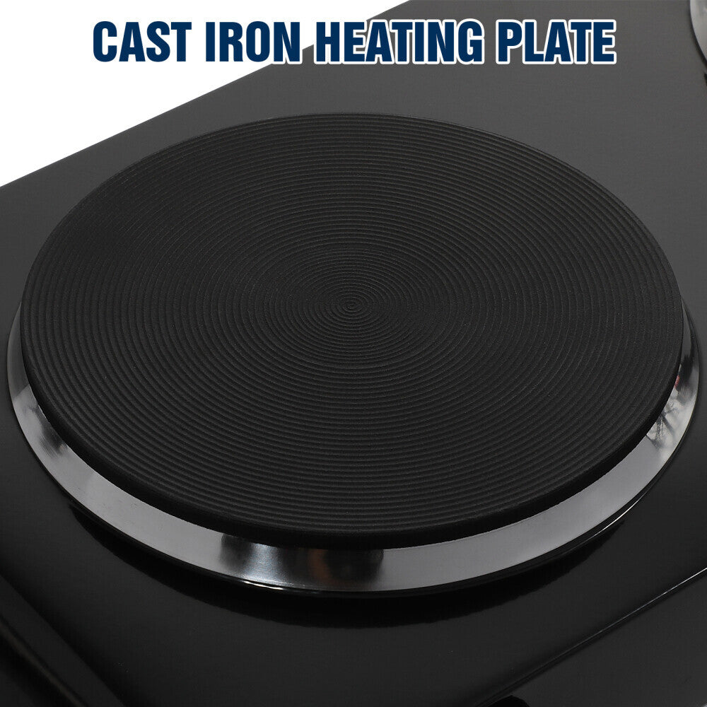 2000W Electric Cooker Double Hob Hot