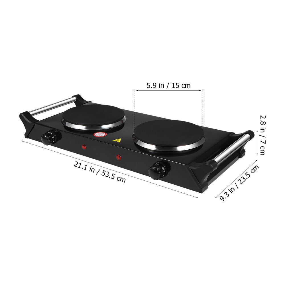 2000W Electric Cooker Double Hob Hot