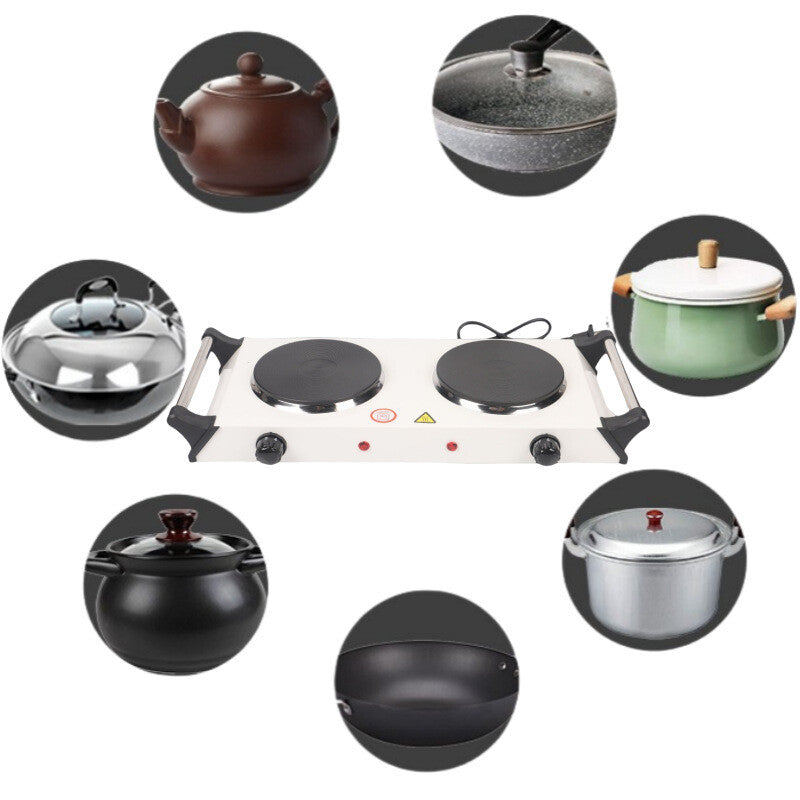 2000W Electric Cooker Double Hob Hot
