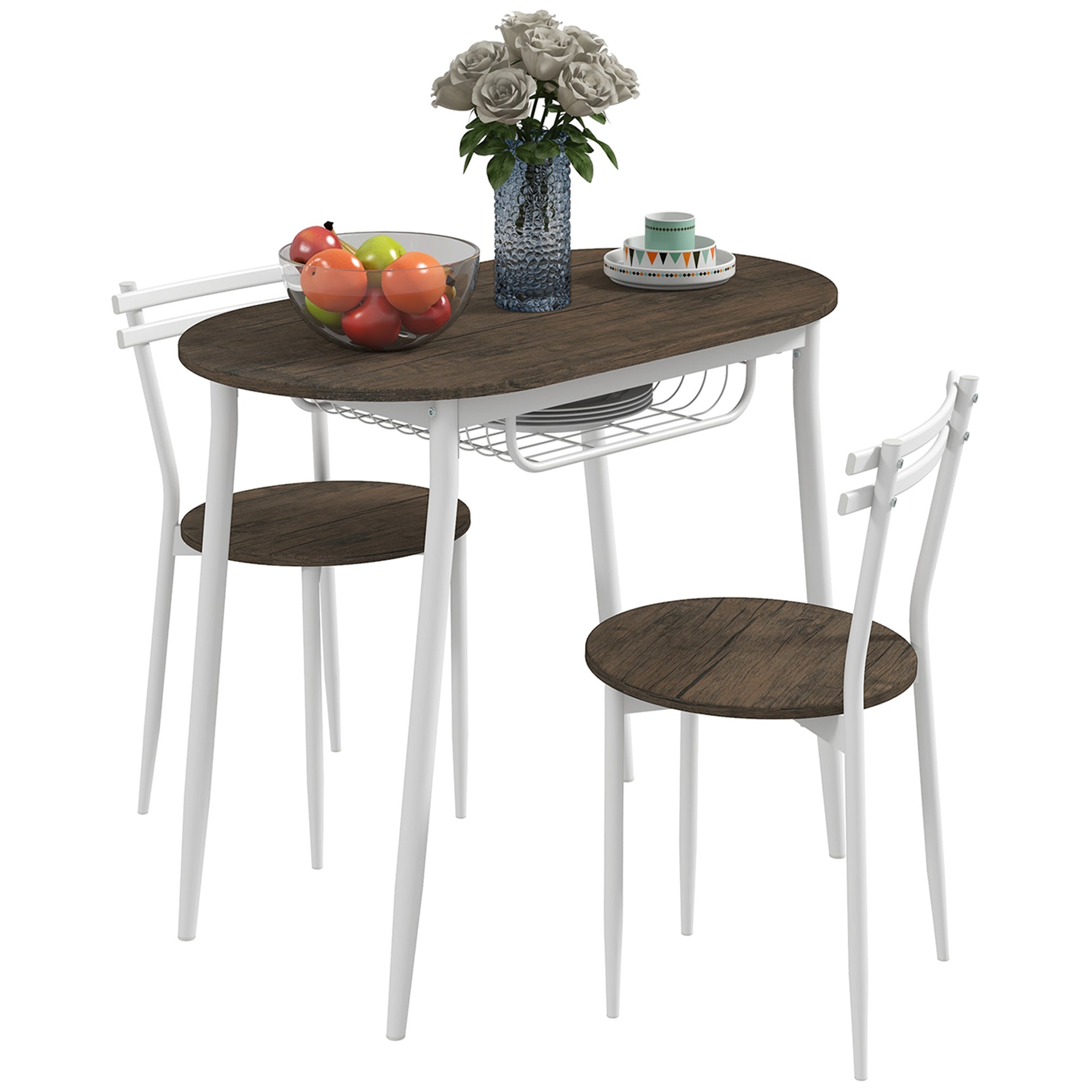 3-Piece Dining Table And Chairs Set
