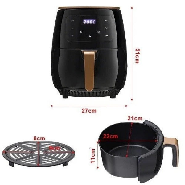 6L Air Fryer Large Capacity