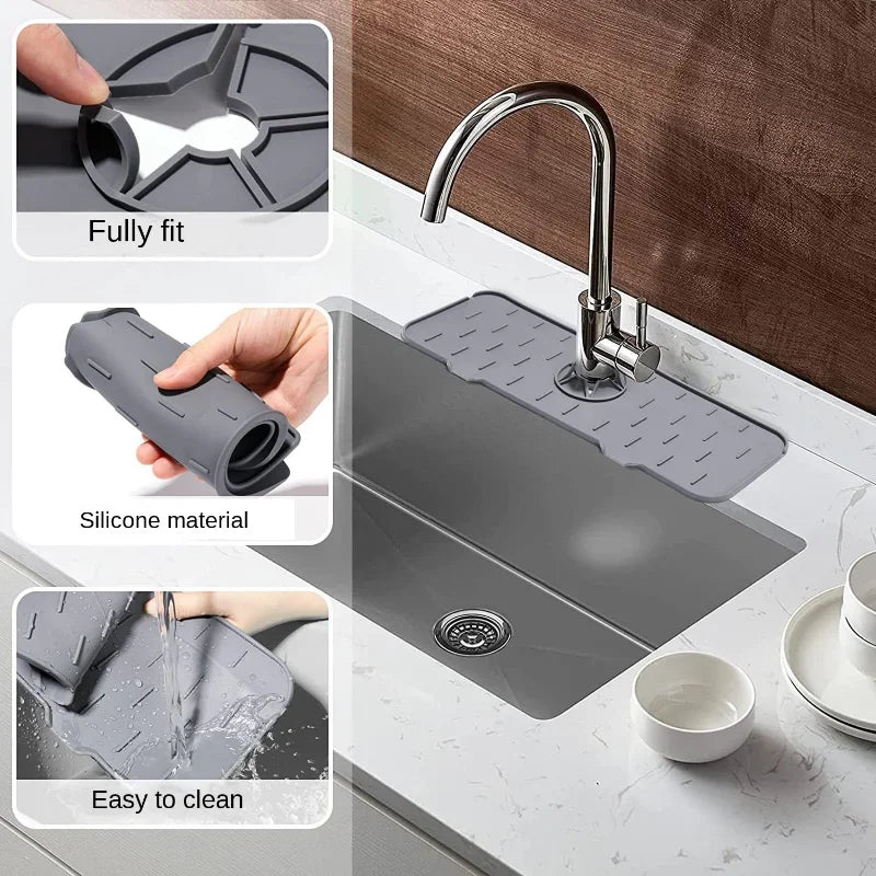 No More Water Mess – Faucet Splash Guard
