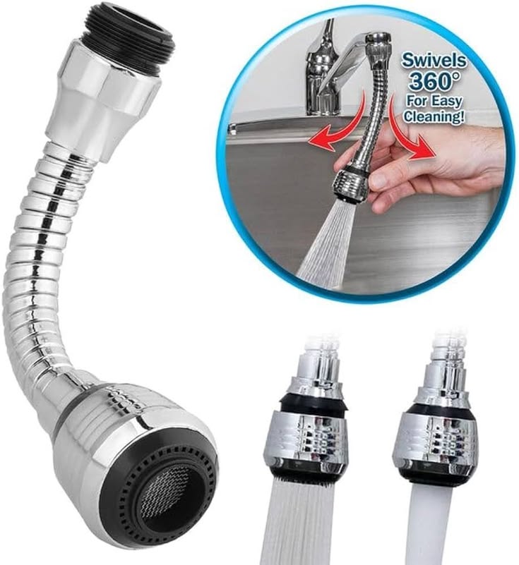 2-in-1 Faucet Extender – High Pressure & Anti-Splash