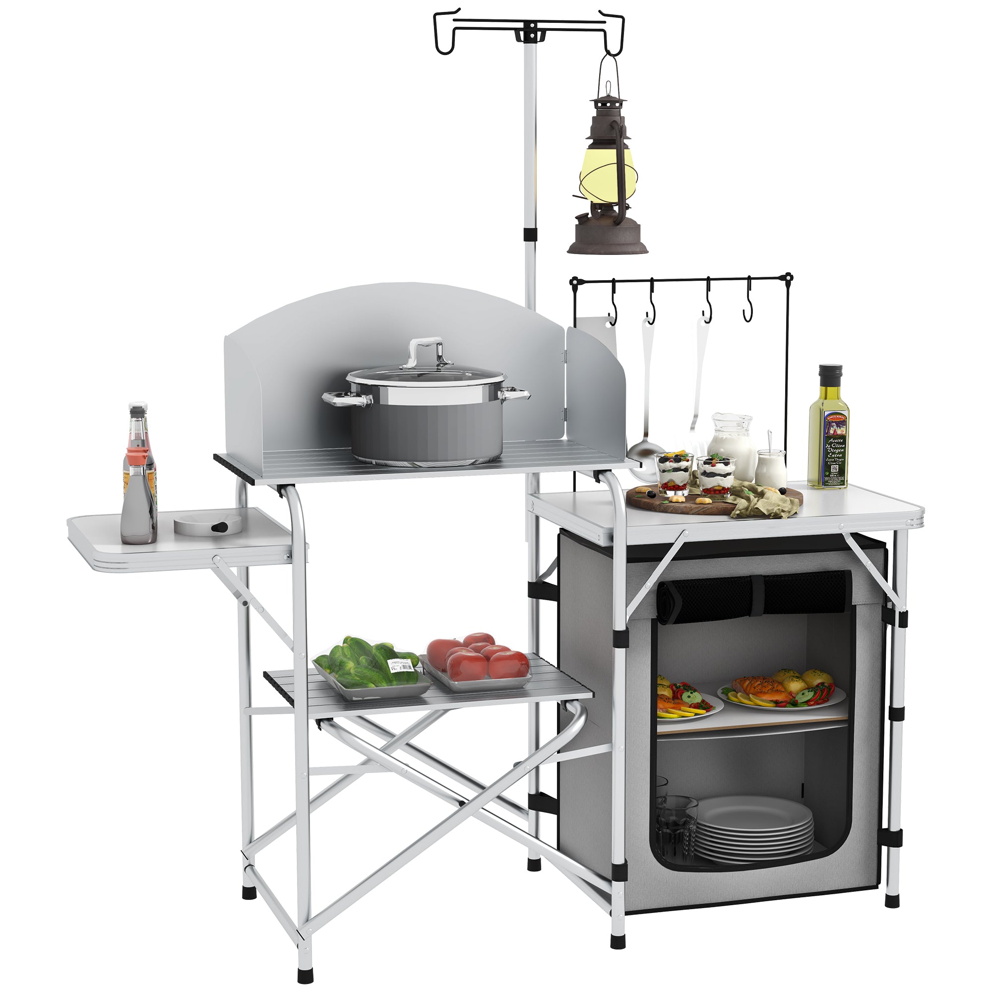 Multi-Feature Folding Camping Kitchen