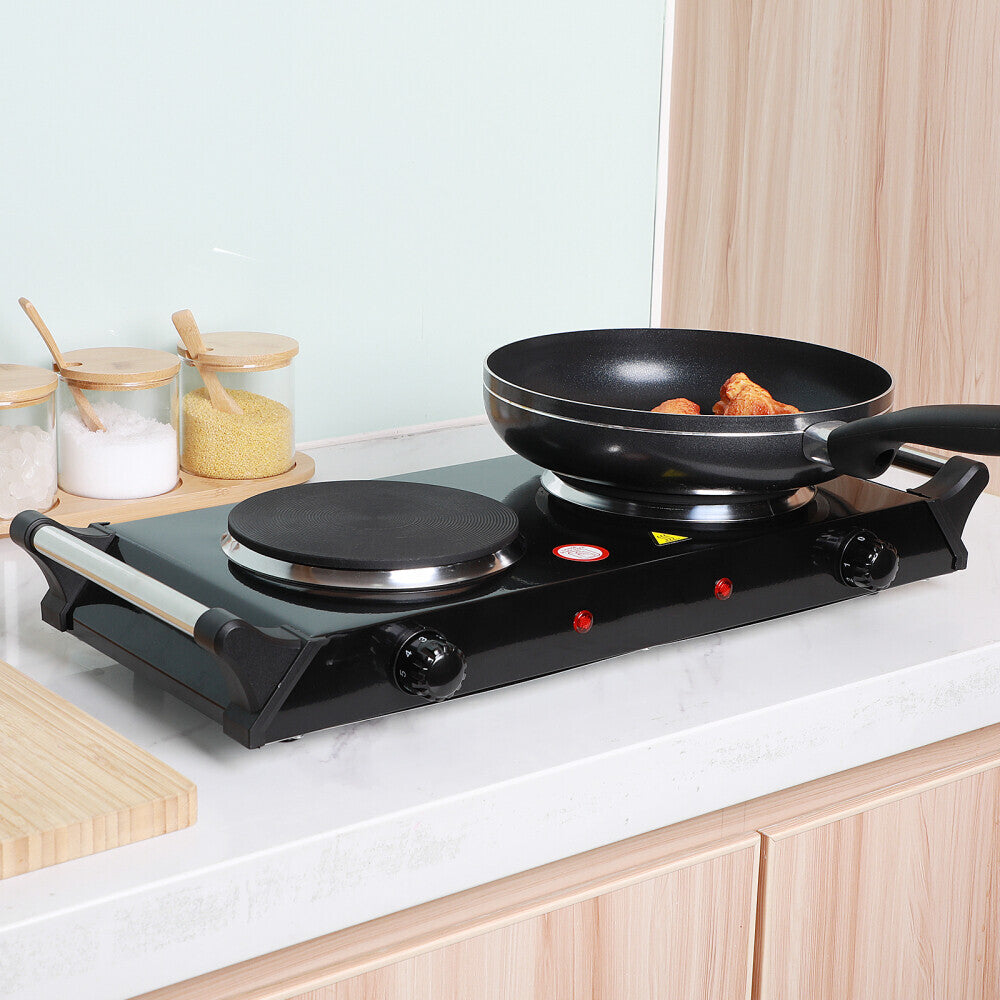 2000W Electric Cooker Double Hob Hot