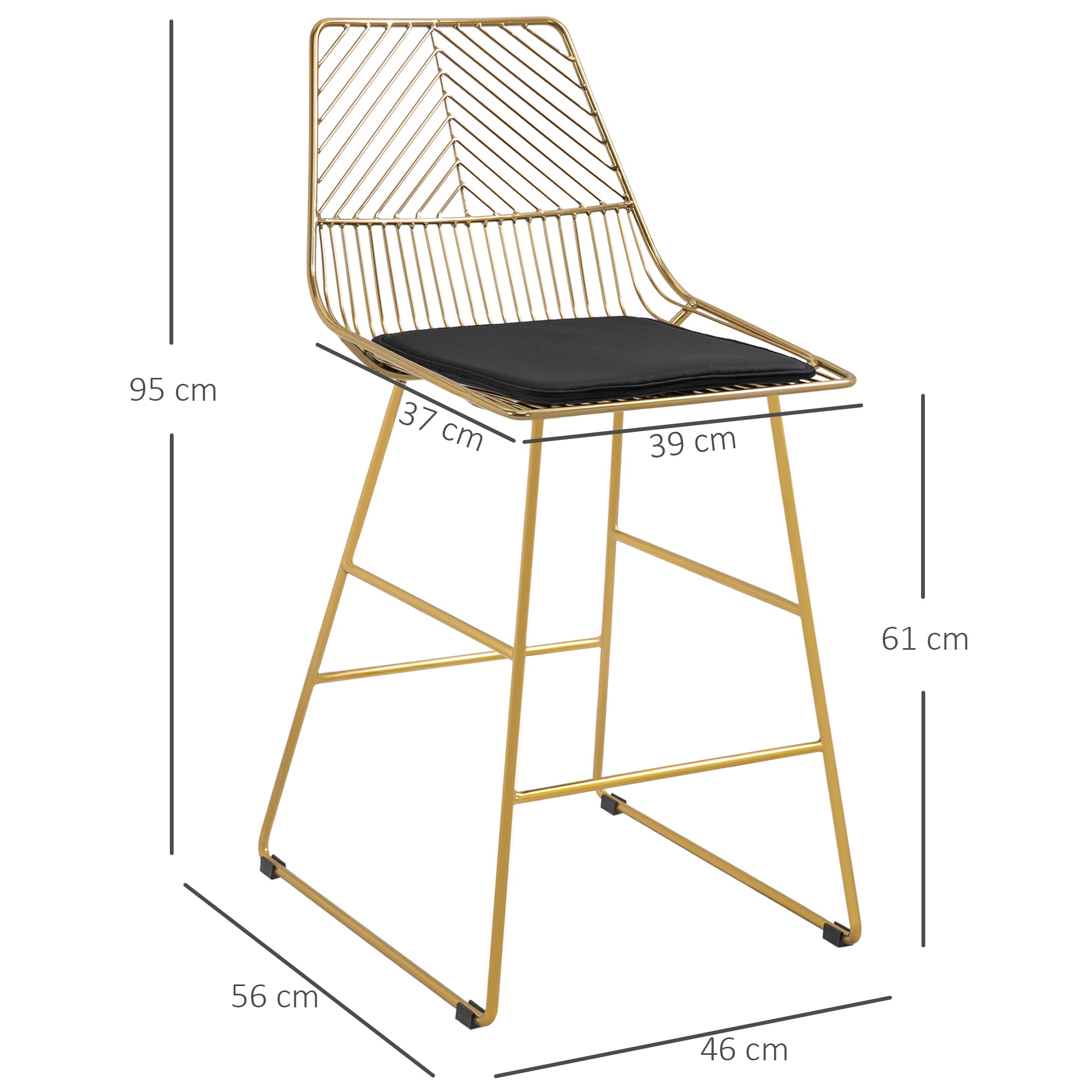 Set Of 2 Bar Stools
